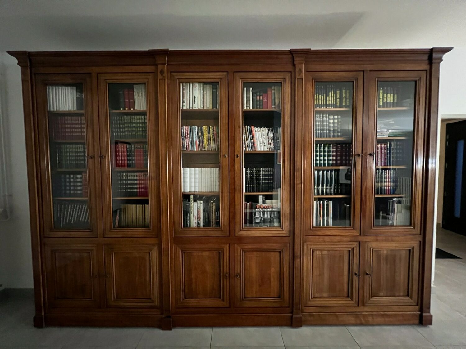 Bibliothèque Roche Bobois en Merisier