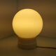 Plafonnier boule opaline vintage