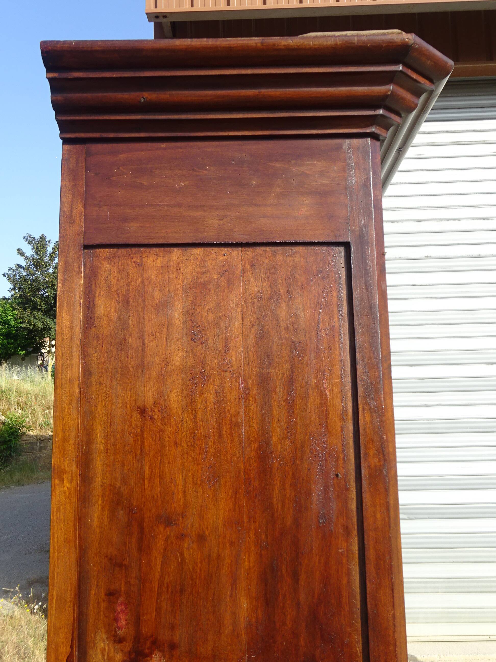 Louis Philippe style walnut wardrobe