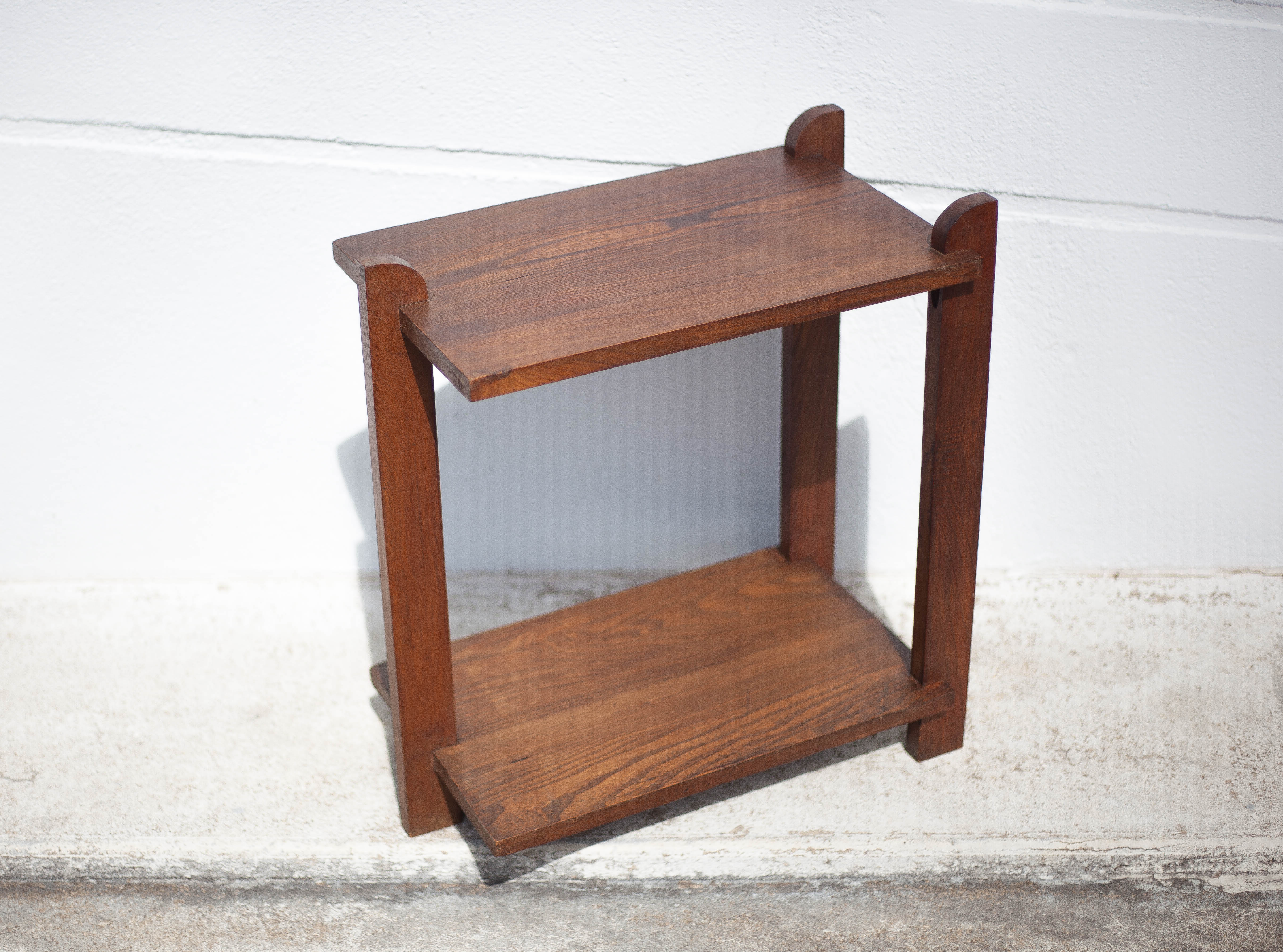 Art deco table, art deco wood coffee table, end of sofa