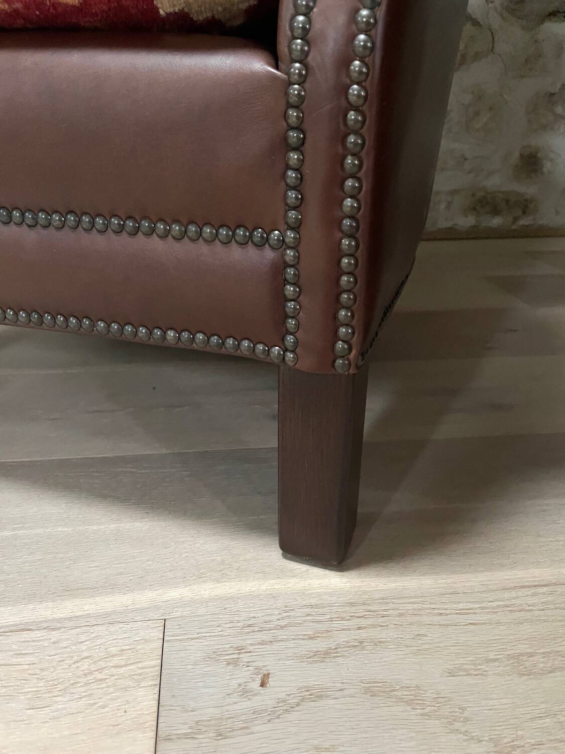 Fauteuil club en cuir