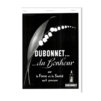 Vintage poster 30s Dubonnet