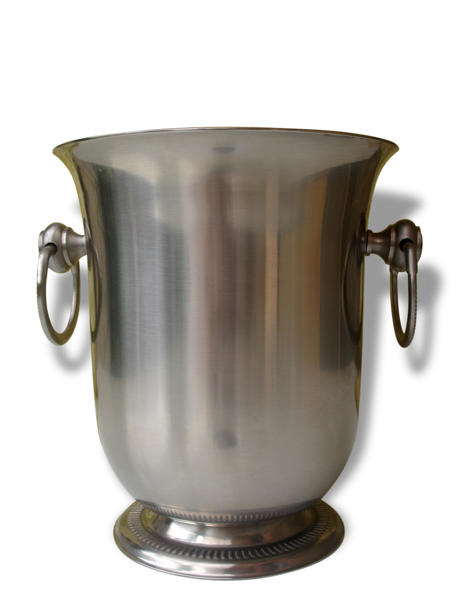Jean Couzon Orfèvre french stainless steel ice/champagne bucket from