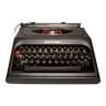 Machine à écrire Underwood 26 noire portative révisée et ruban neuf