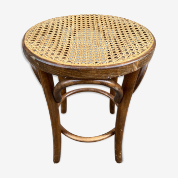 Tabouret de piano bois courbé 1950