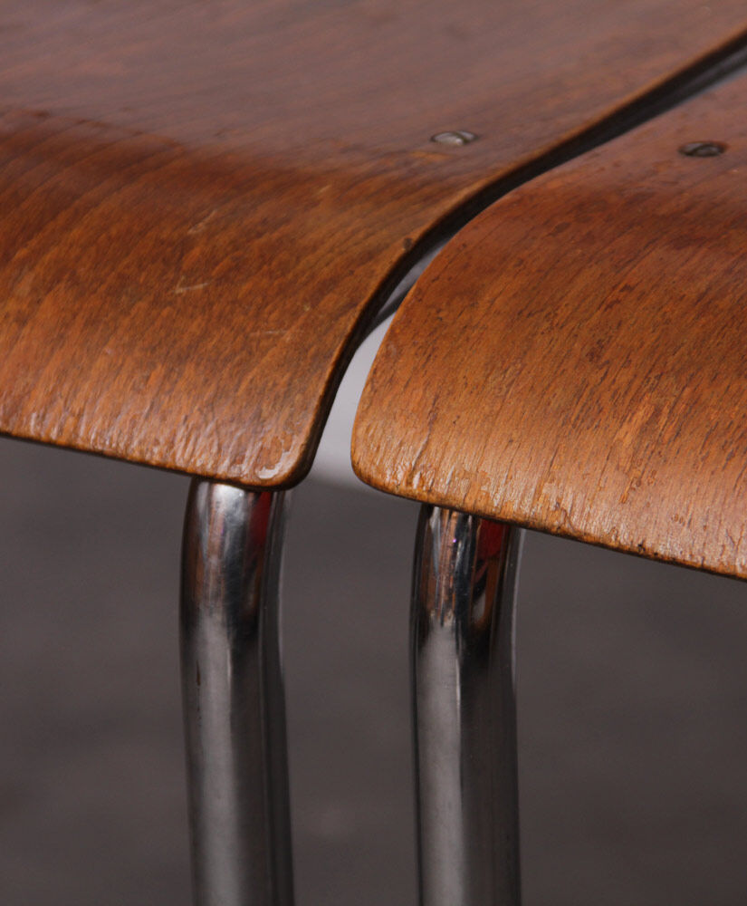 Pair of chairs by Mart Stam, edited by Kovona, 1940