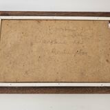 Oil painting on isorel Montlouis sur Loire - Rochecorbon Signed D Guiet