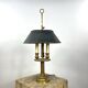 Lampe bouillotte bronze et laiton de style Louis XVI