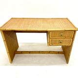 Rattan office of Dal Vera Italy, 1960s