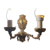 Vintage golden wall light