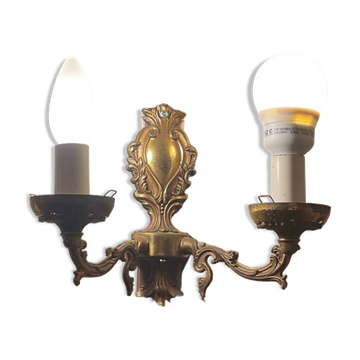 Vintage golden wall light
