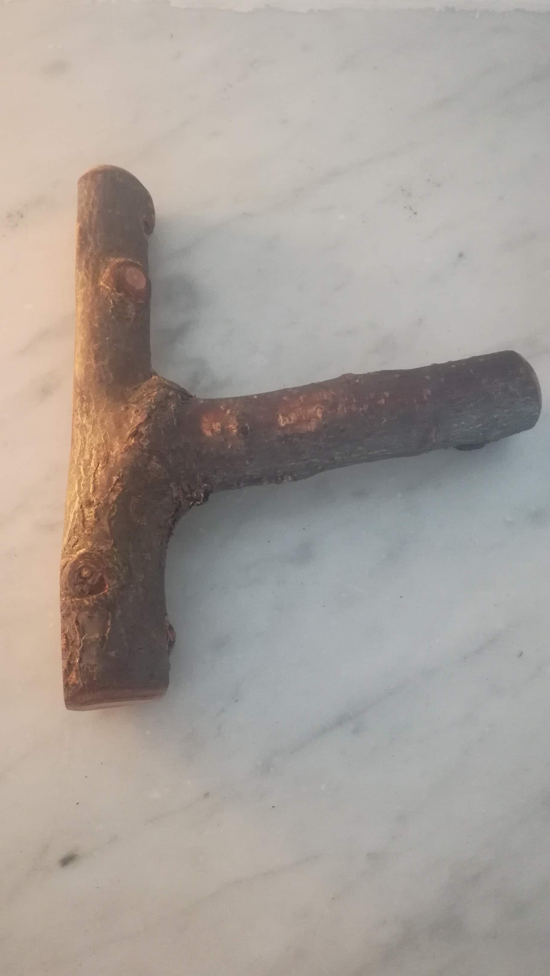 6 Hooks in walnut and apricot branches