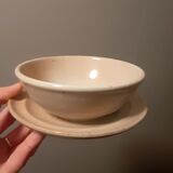 Trio of small bowls and saucers sandstone of the Marais, 1970