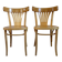 Paire de chaises bistro inspiration Thonet hêtre clair