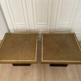 Pair of side tables Lova Creation, Belgium, 1970