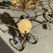 Set of gold wall lights