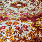 Vintage velvet bedspread