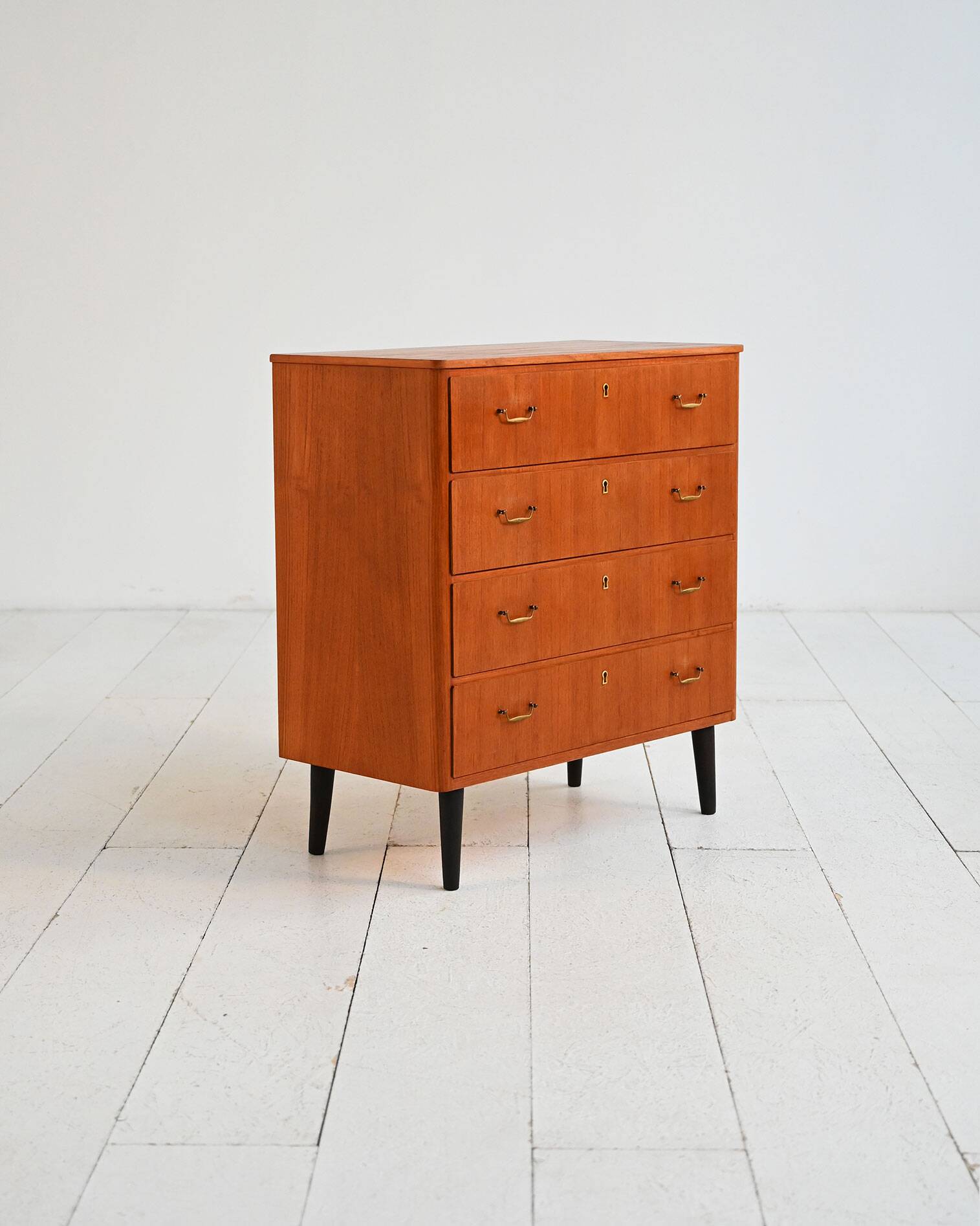 Scandinavian teak chest of drawers from the 1960s