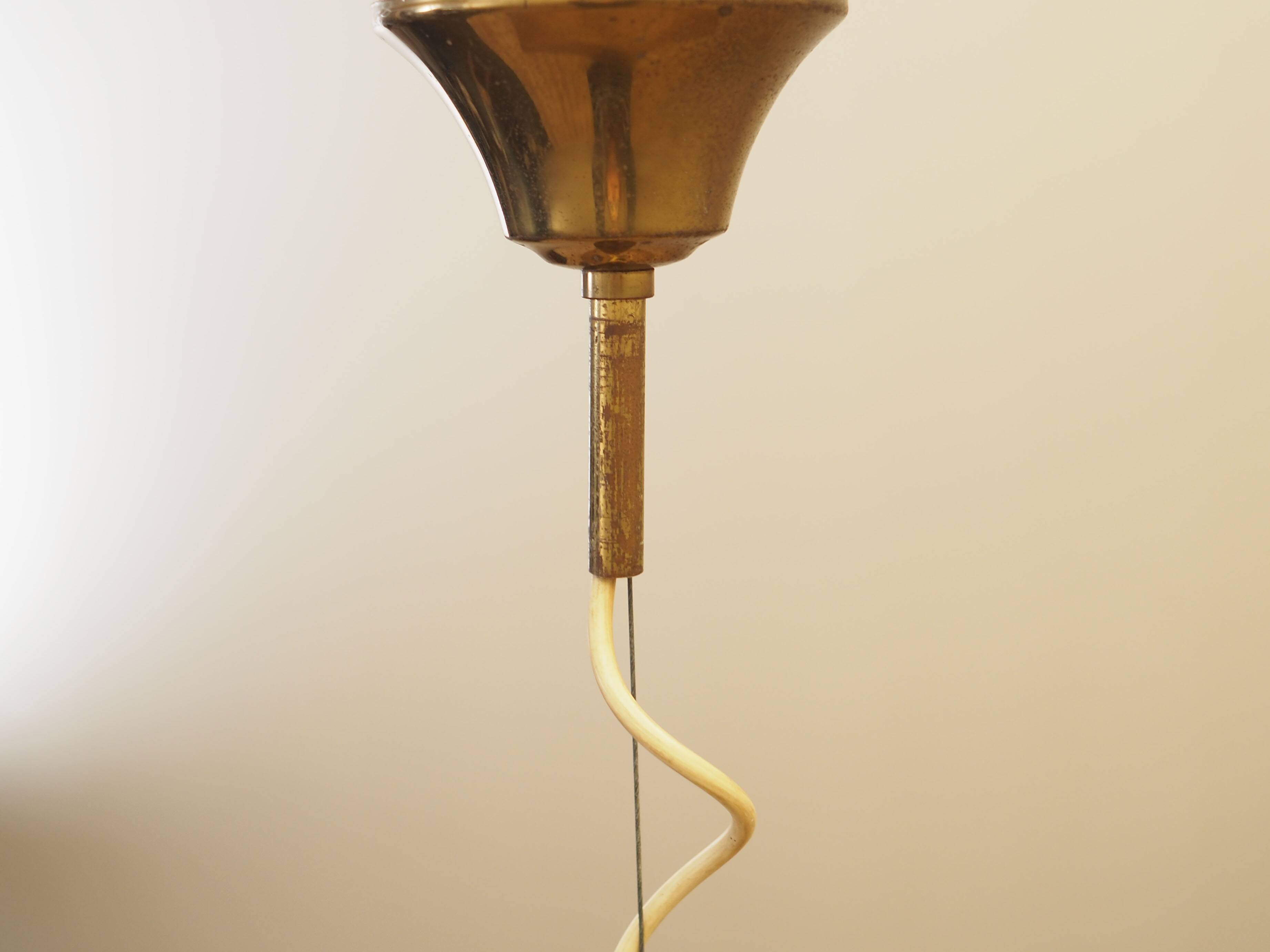 Pendant lamp, Italian design, 1970s, production: Italy