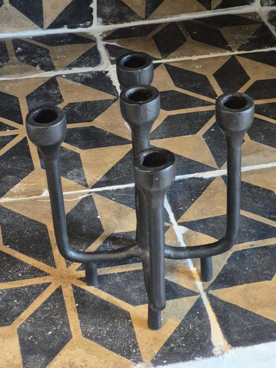 Scandinavian candle holders