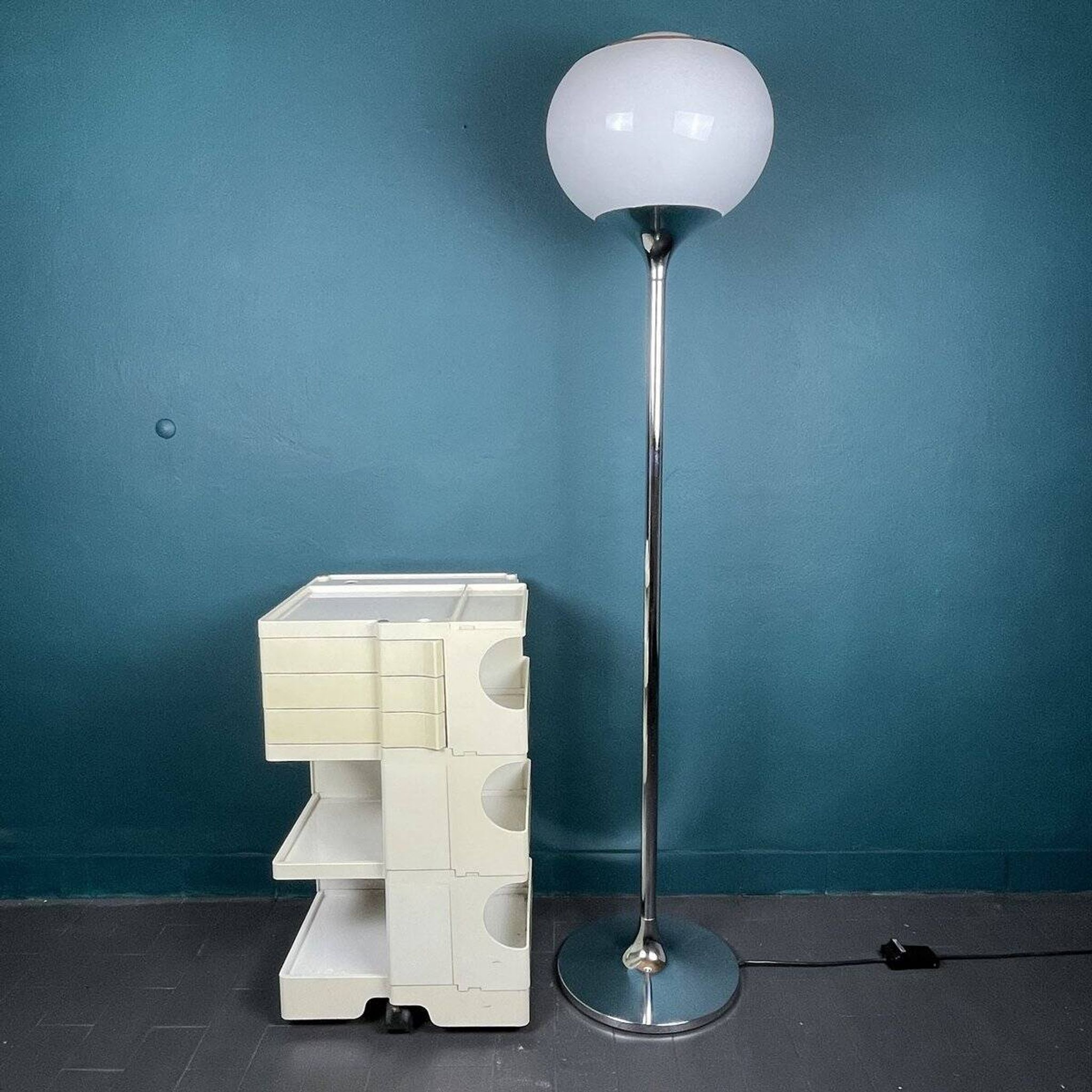 Mid-Century Bud Floor Lamp by Meblo, Italy, 1960s