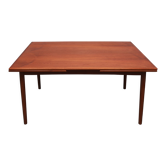 Table à manger extensible des années 1960 en teck, format XL