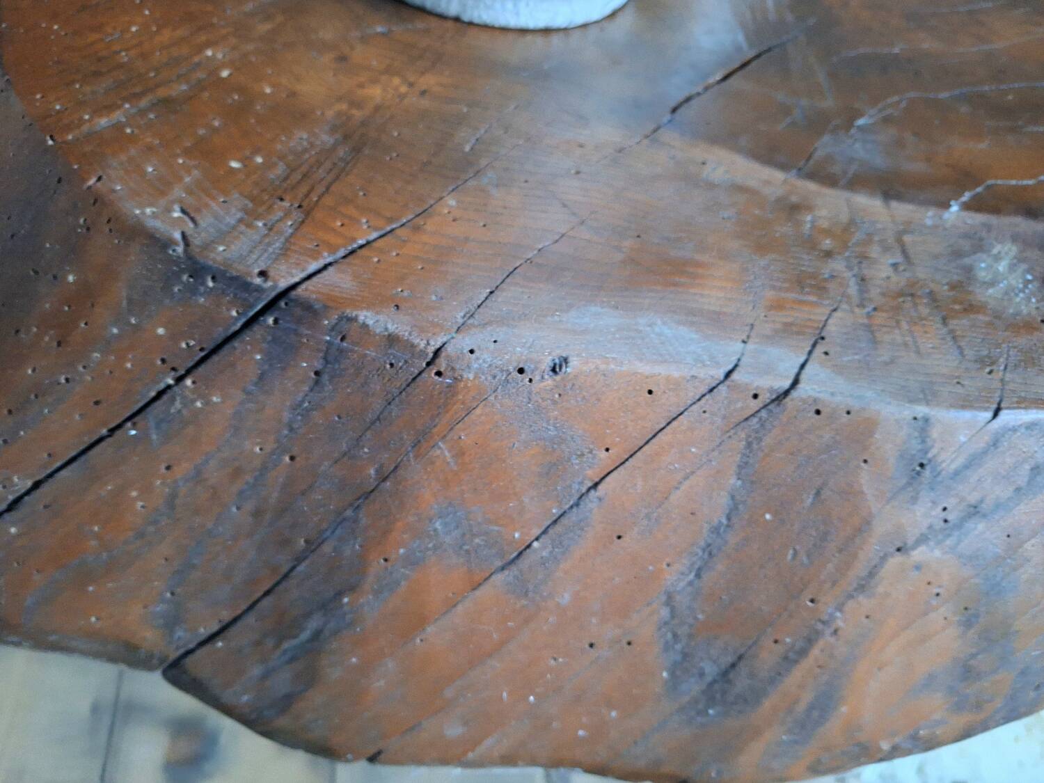 Brutalist tripod coffee tables, vintage furniture