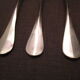 Set of 6 old silver metal spoons mismatched