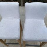 2 Scandinavian Henriksdal high bar chairs by Karl Malmwall for Ikea
