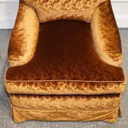 Connaught Vintage Velvet Armchairs by Dudgeon London, Set of 2