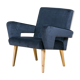 Fauteuil en velours de Jitona, années 60