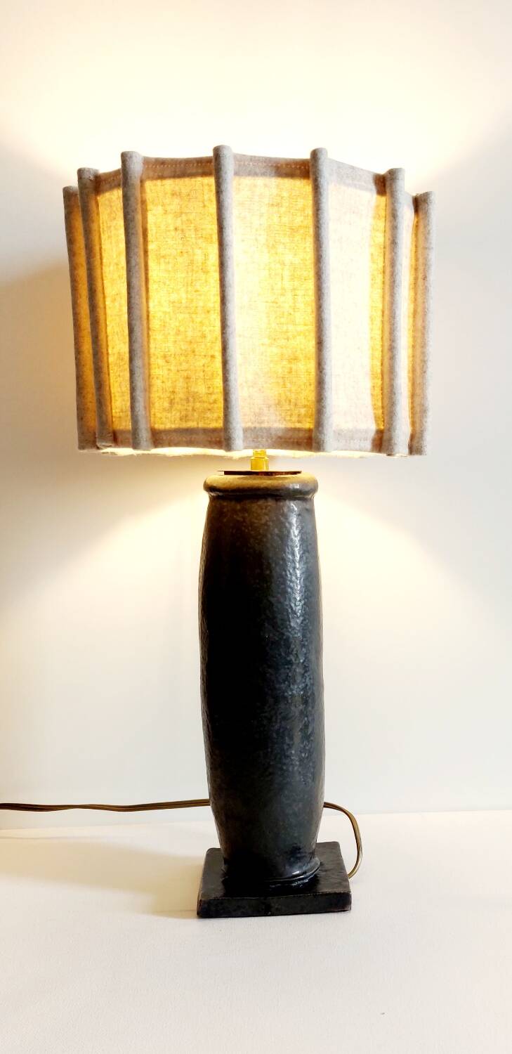 Vintage terracotta lamp