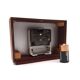Mid century minimalist teak desk clock by junghans ato mat danish modern