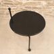 Foldable metal side table, design by Tord Bjorklund, Ikea.