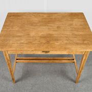 Table en chêne vintage, Tchécoslovaquie