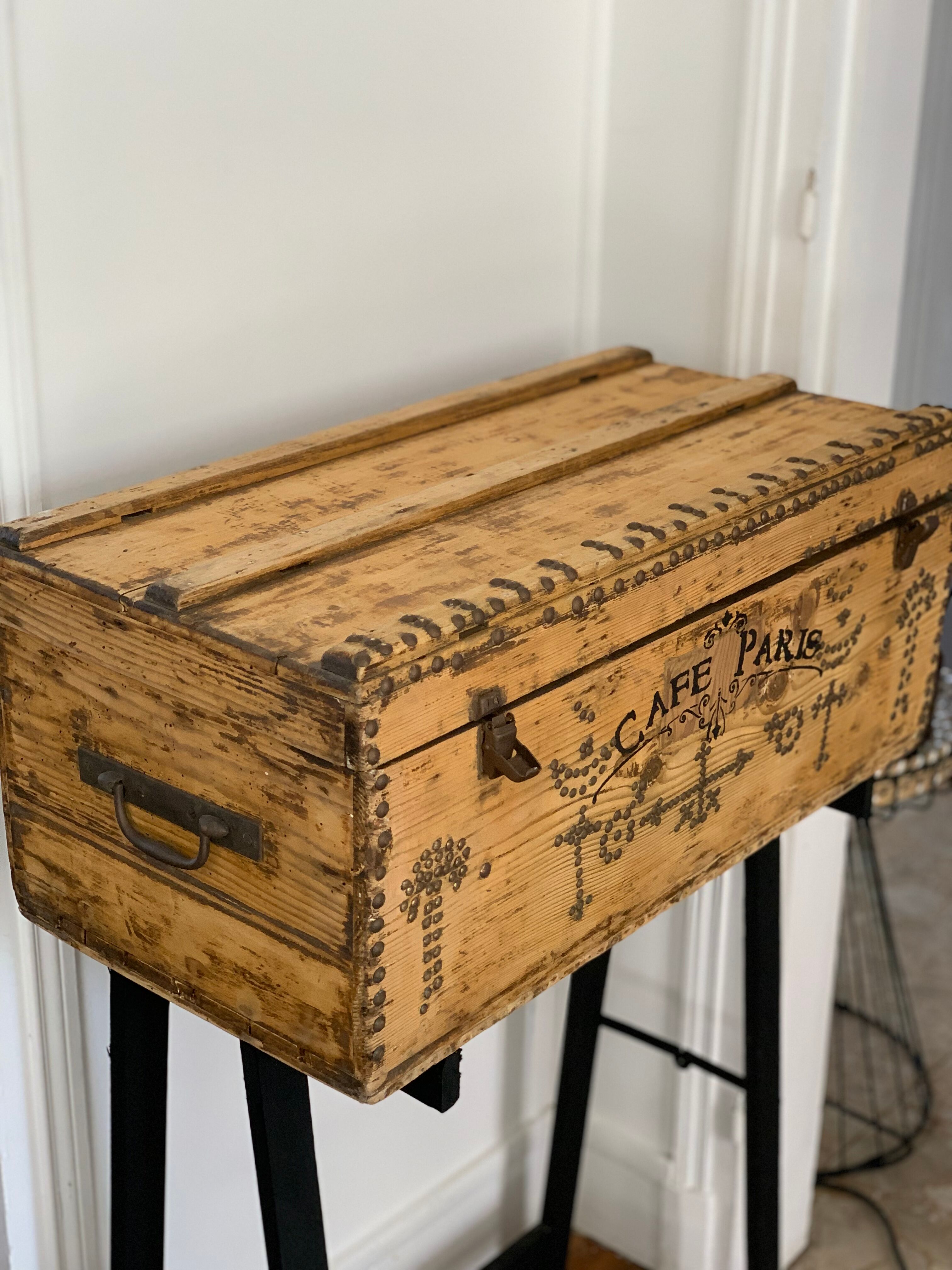 Wooden chest