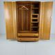 Superb English Art Deco wardrobe in burr walnut – 1930s