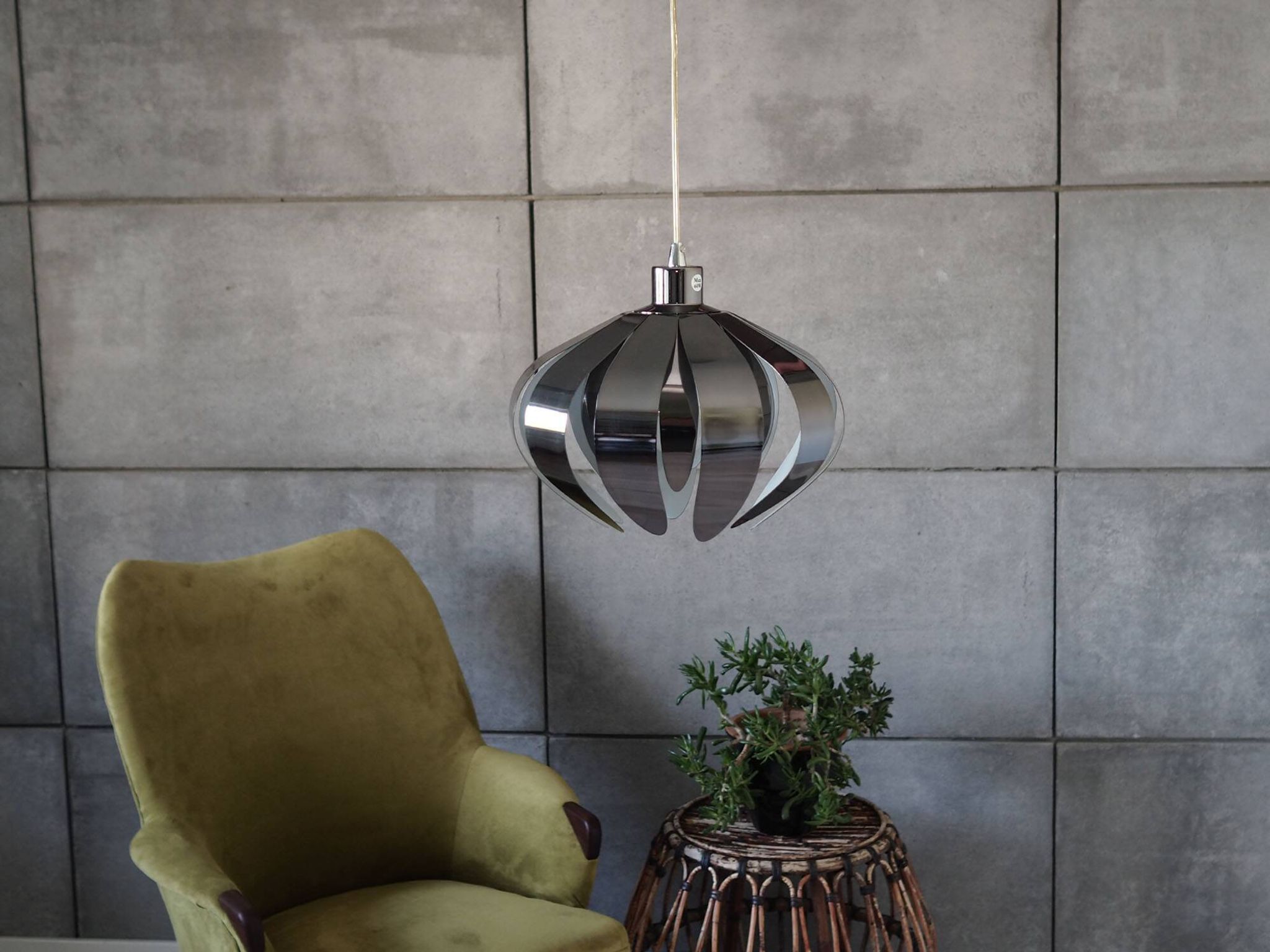 Pendant lamp, Swedish design, 1970s, production: Markslöjd