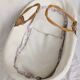 Bassinet in rattan, his mattress, pillow and bed linens