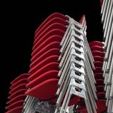 Stackable chair by Giancarlo Piretti for Castelli