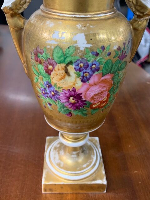 Empire period porcelain vase