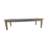 White solid wood coffee table