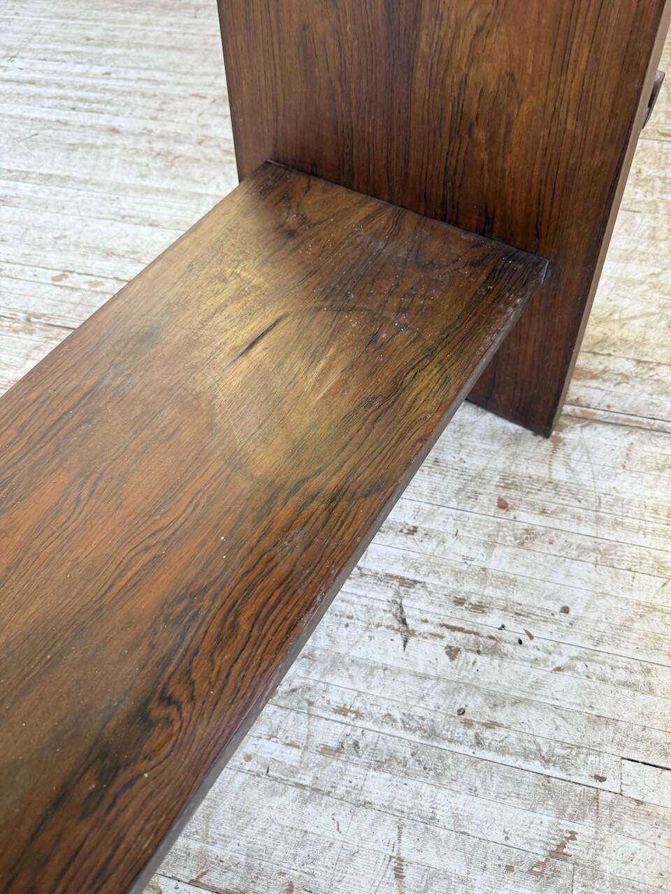 Jardinière années 50 palissandre constructiviste