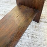 Jardinière années 50 palissandre constructiviste