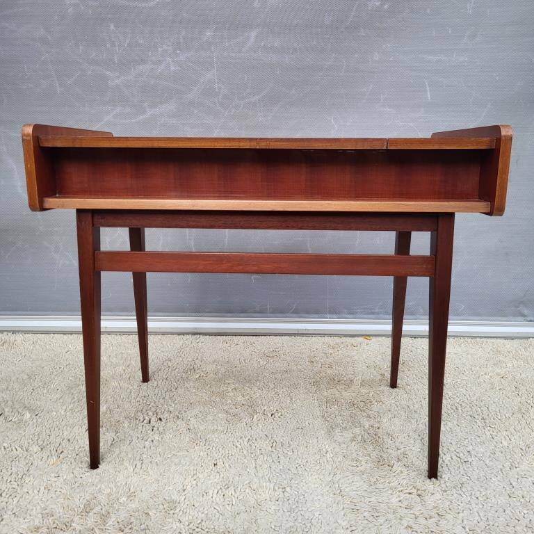 Scandinavian console dressing table desk with drop-down top