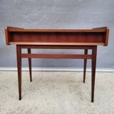 Scandinavian console dressing table desk with drop-down top