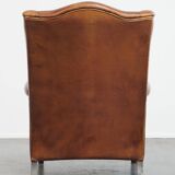 Fauteuil à oreilles en peau de mouton