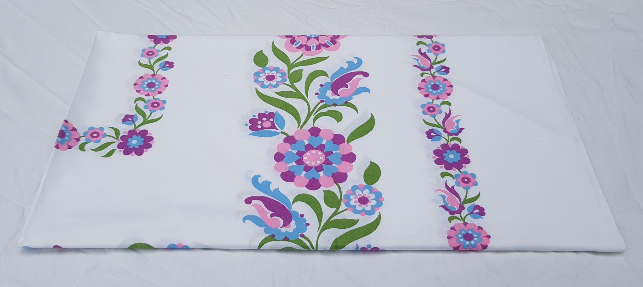 Vintage floral tablecloth