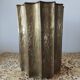 Egidio Casagrande umbrella stand in hammered brass, Italy, circa 1960.