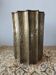 Egidio Casagrande umbrella stand in hammered brass, Italy, circa 1960.